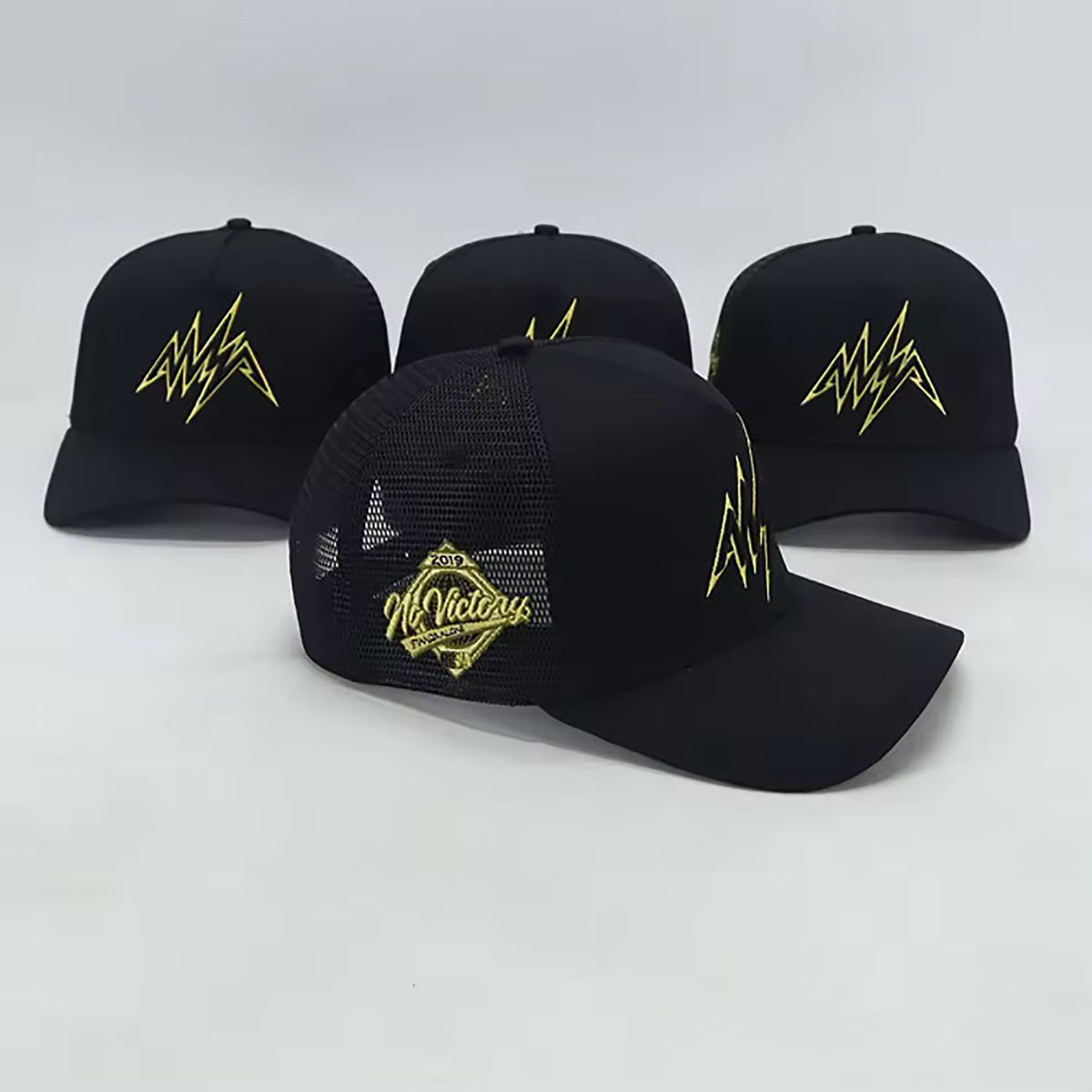 NVSA Black & Gold Mesh Cap